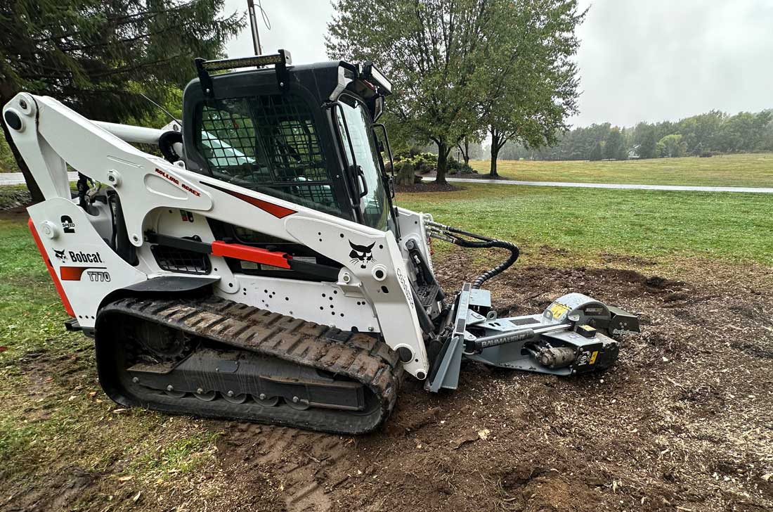 Baumalight Stump Grinder S28 For High Flow Skid Steers