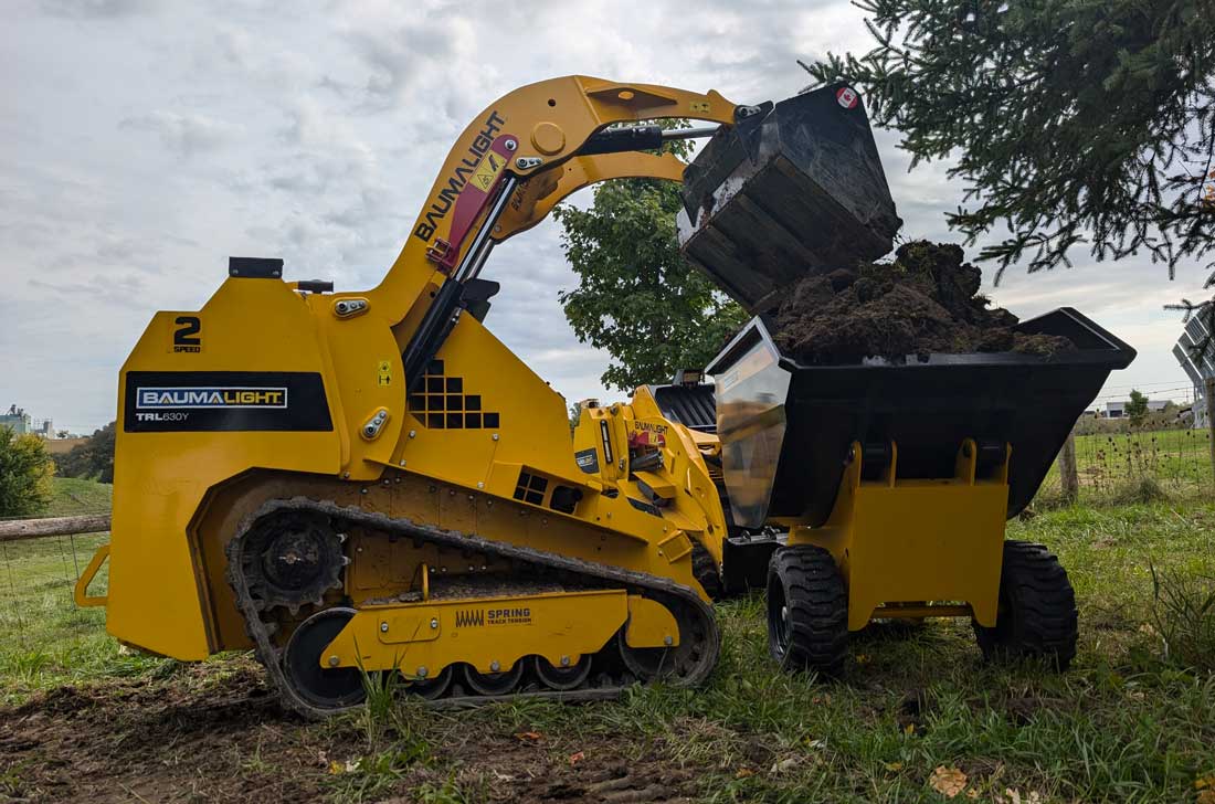 Baumalight Mini Skid Steer (Kubota and Yanmar Diesel 2-Speed) TRL630