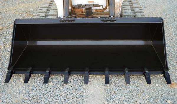 Loflin Fabrication Standard Duty Low Profile Long Bottom Bucket For Skid Steers