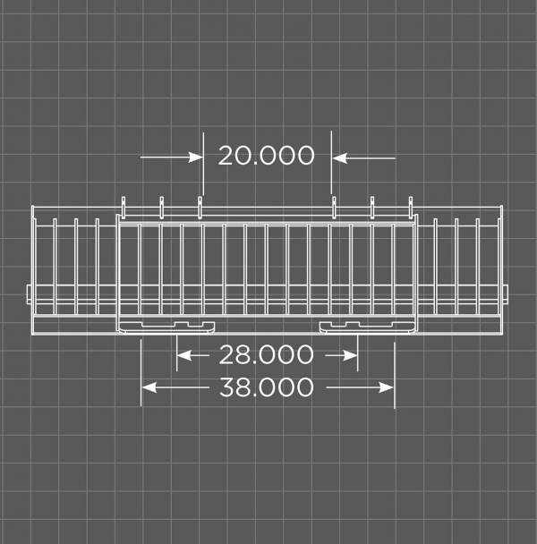 Loflin Fabrication Old Style Rock Bucket With Teeth For Skid Steers manufacturer family image 3; illustrated configuration may differ from selected option