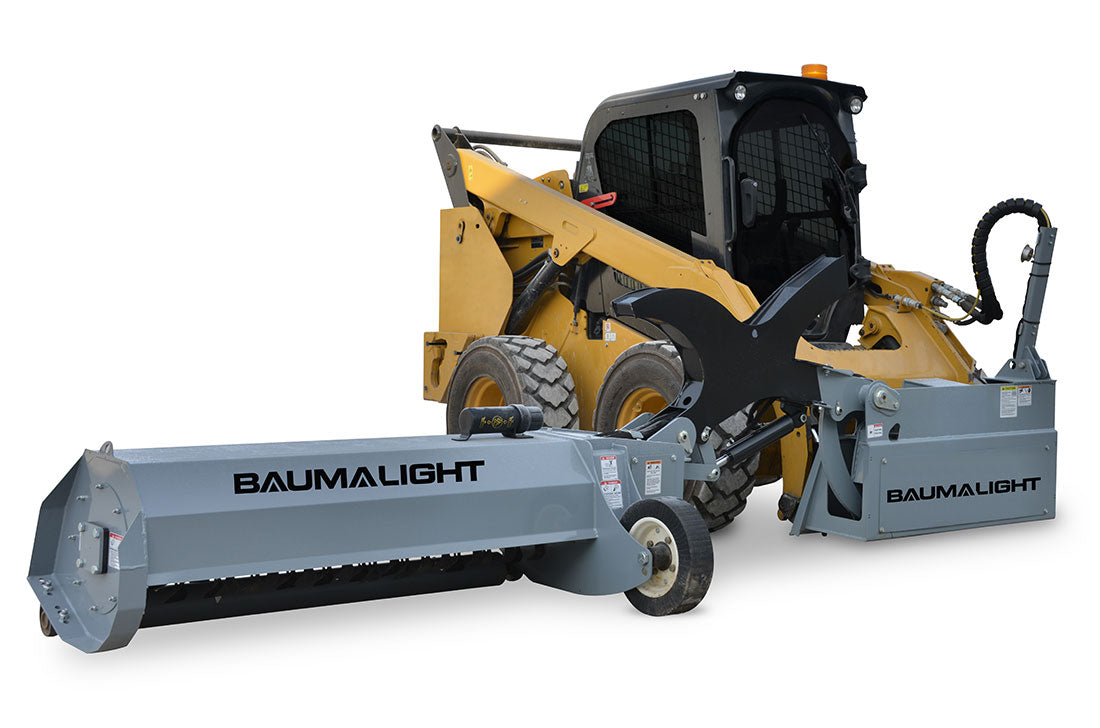 Skidsteer boom mower