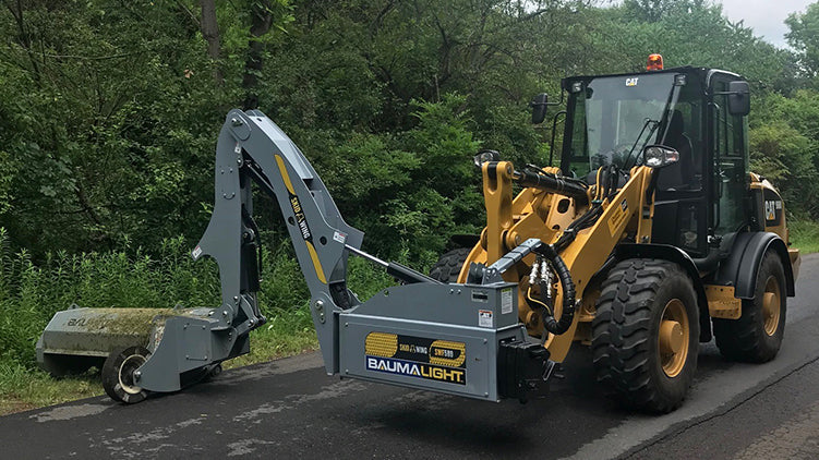 Skid Wing on cat wheel loader