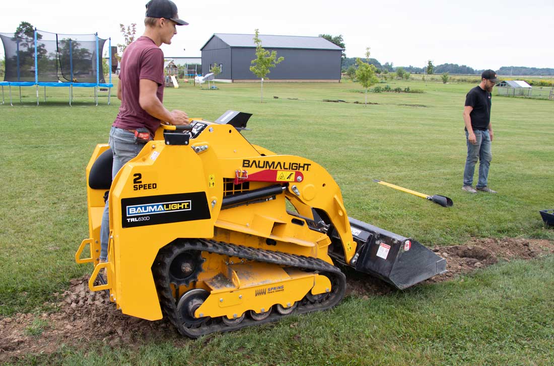 Baumalight Mini Skid Steer (Kubota and Yanmar Diesel 2-Speed) TRL630