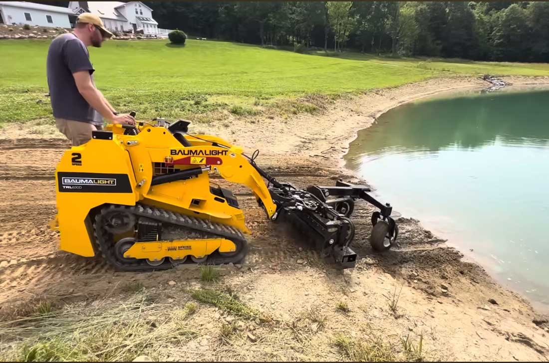 Baumalight Mini Skid Steer (Kubota and Yanmar Diesel 2-Speed) TRL630