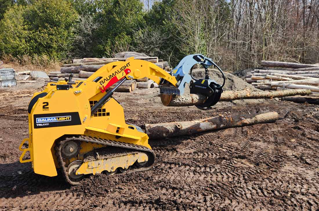 Baumalight Mini Skid Steer (Kubota and Yanmar Diesel 2-Speed) TRL630