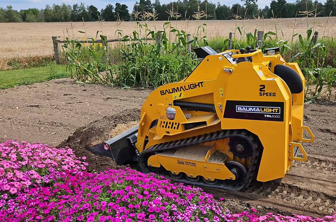 Baumalight Mini Skid Steer (Kubota and Yanmar Diesel 2-Speed) TRL630