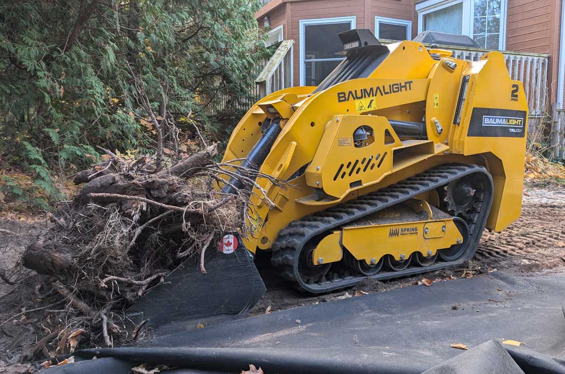 Baumalight Mini Skid Steer (Kubota and Yanmar Diesel 2-Speed) TRL630