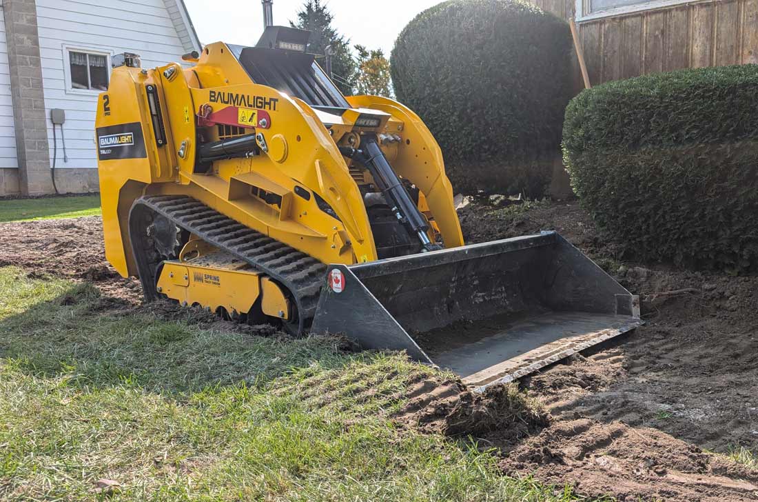 Baumalight Mini Skid Steer (Kubota and Yanmar Diesel 2-Speed) TRL630